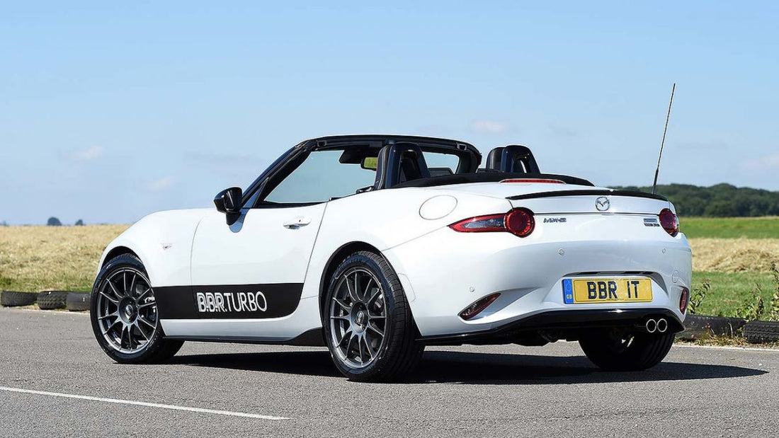 Mazda MX-5 boosted by BBR turbo conversion