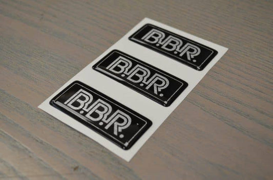 BBR GTi Gel Badge Pack of 3