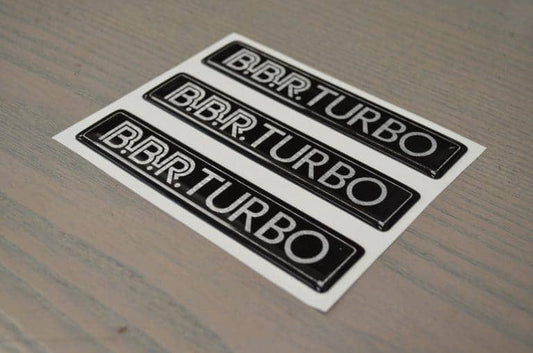 BBR GTi Turbo Gel Badges