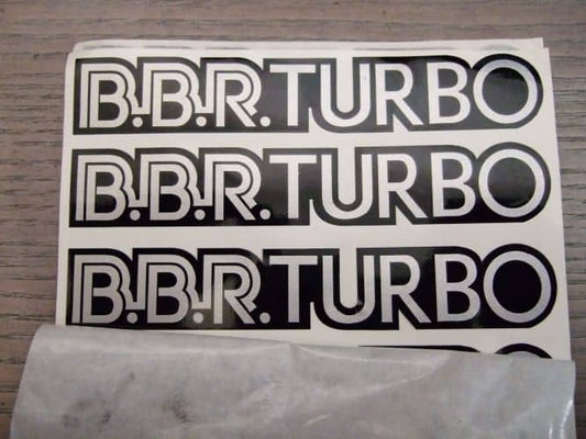 BBR Turbo Stickers - Pack of 3